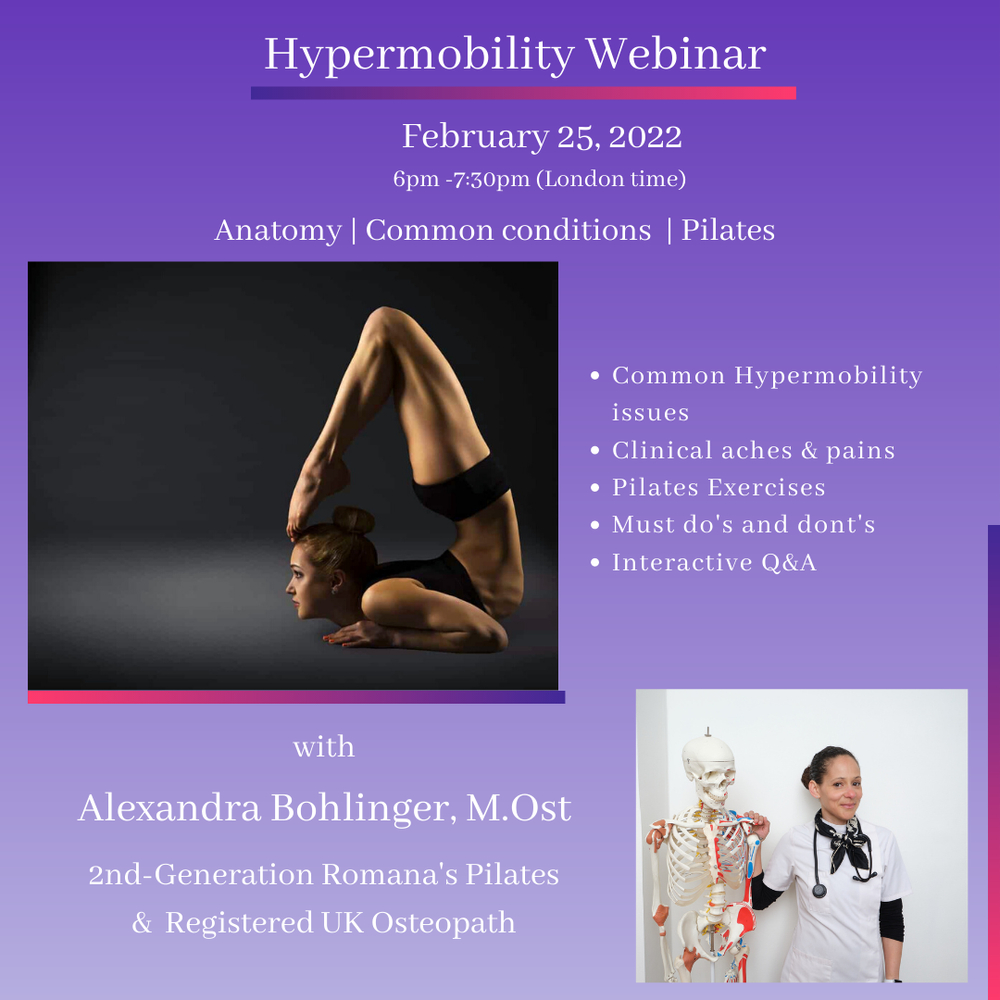 Alexandra's Webinar about hypermobility syndrome