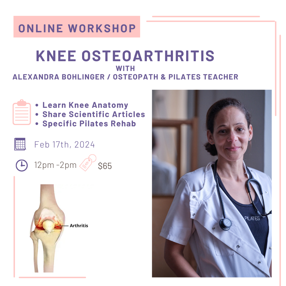 Alexandra's Webinar about knee pain and osteoarthritis