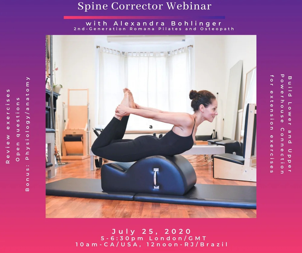 Alexandra's Webinar about the spine corrector and it's benefits